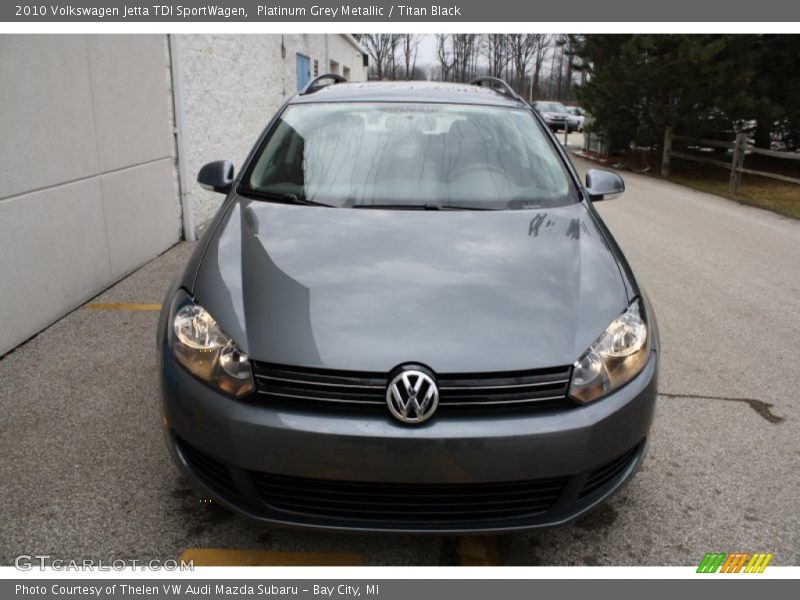 Platinum Grey Metallic / Titan Black 2010 Volkswagen Jetta TDI SportWagen