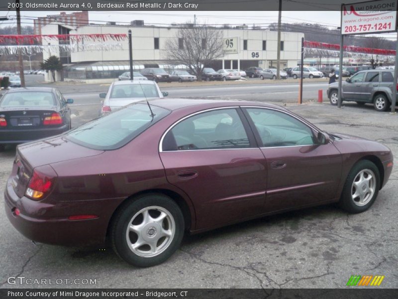 Bordeaux Red Metallic / Dark Gray 2003 Oldsmobile Aurora 4.0