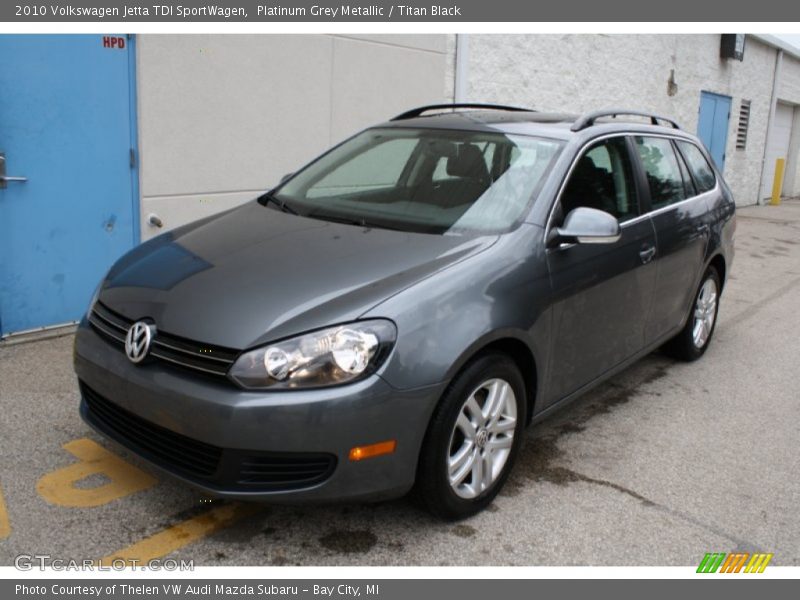 Platinum Grey Metallic / Titan Black 2010 Volkswagen Jetta TDI SportWagen
