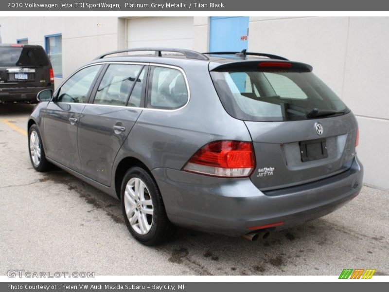 Platinum Grey Metallic / Titan Black 2010 Volkswagen Jetta TDI SportWagen