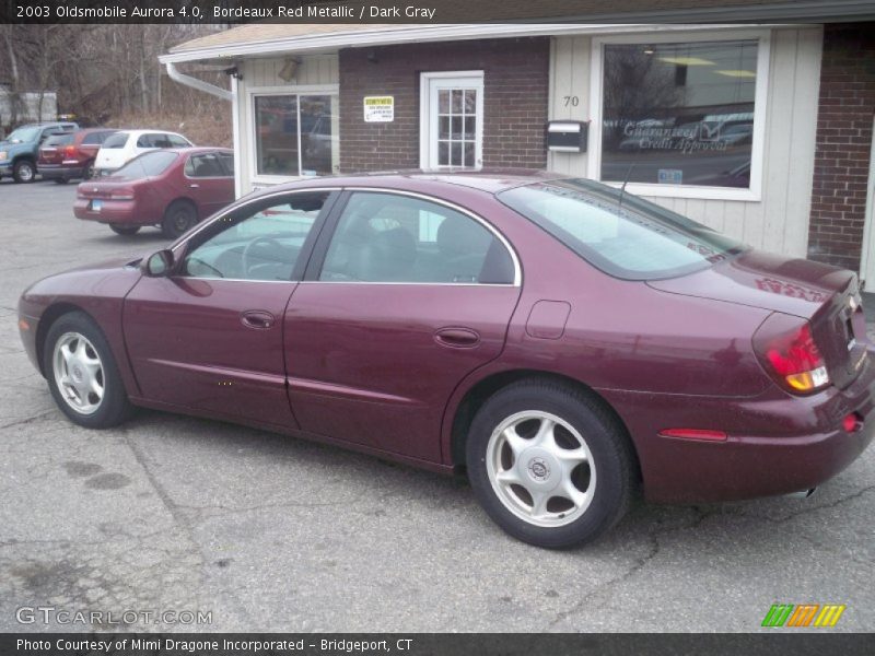 Bordeaux Red Metallic / Dark Gray 2003 Oldsmobile Aurora 4.0