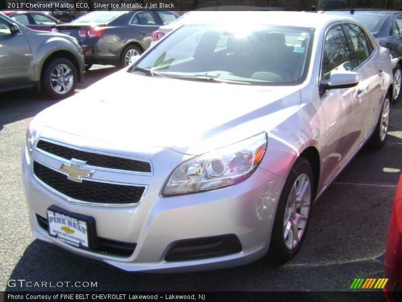 Silver Ice Metallic / Jet Black 2013 Chevrolet Malibu ECO