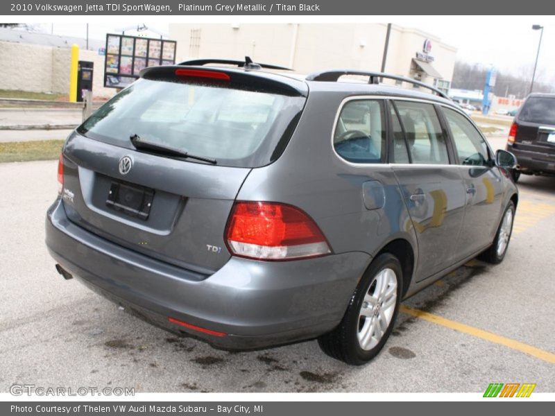 Platinum Grey Metallic / Titan Black 2010 Volkswagen Jetta TDI SportWagen