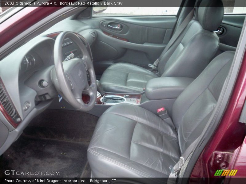 Bordeaux Red Metallic / Dark Gray 2003 Oldsmobile Aurora 4.0