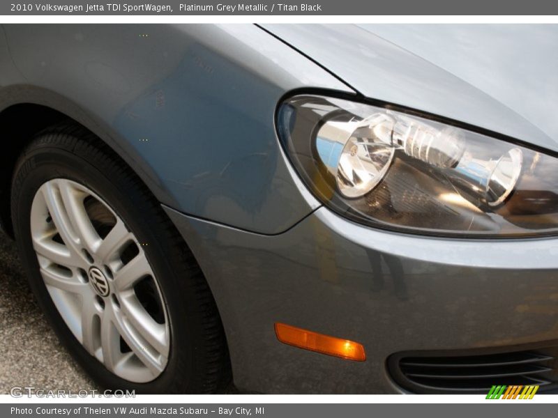 Platinum Grey Metallic / Titan Black 2010 Volkswagen Jetta TDI SportWagen