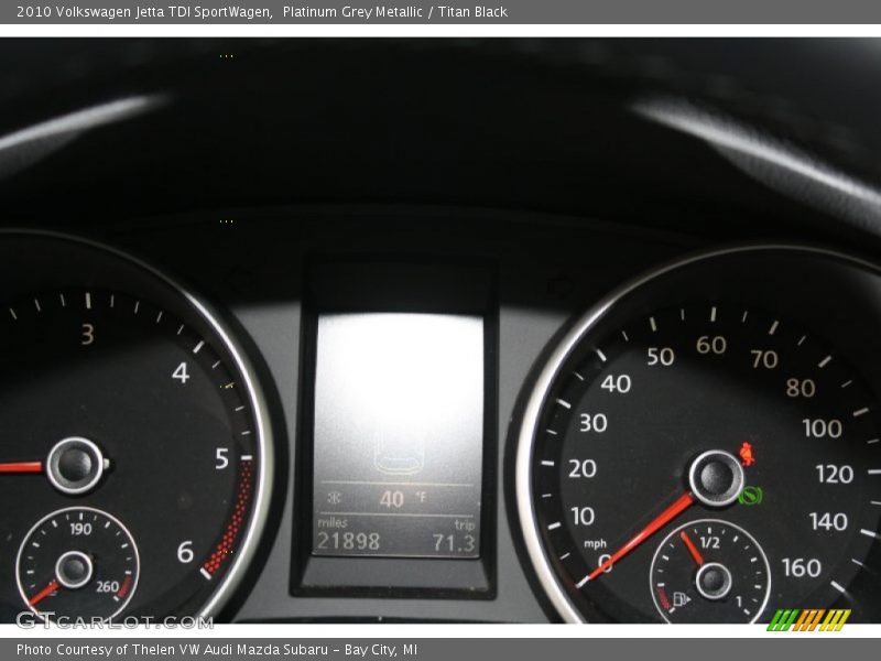 Platinum Grey Metallic / Titan Black 2010 Volkswagen Jetta TDI SportWagen