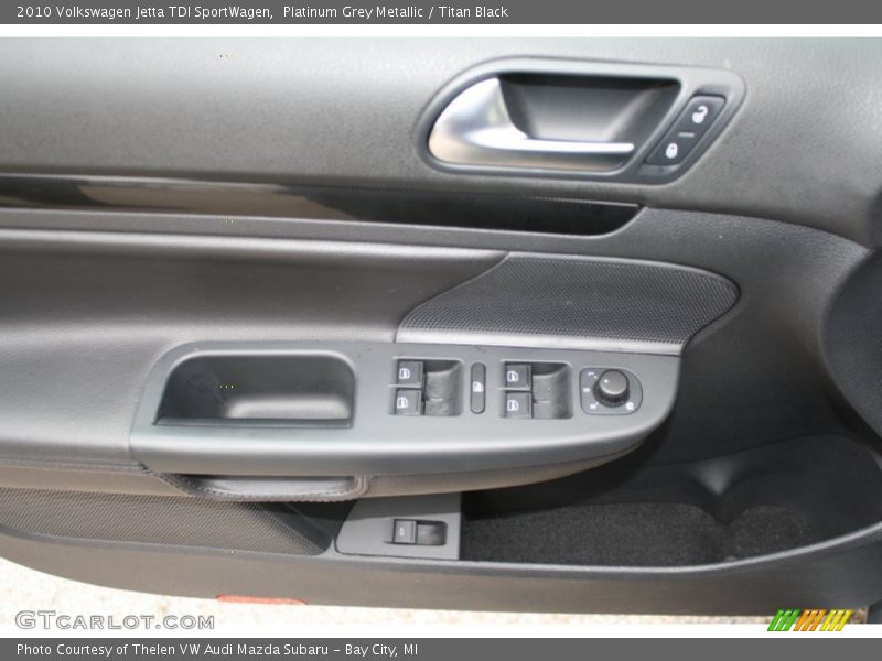 Platinum Grey Metallic / Titan Black 2010 Volkswagen Jetta TDI SportWagen