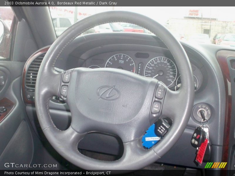 Bordeaux Red Metallic / Dark Gray 2003 Oldsmobile Aurora 4.0