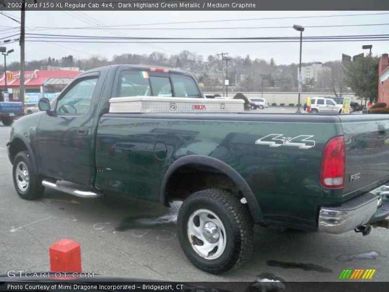 Dark Highland Green Metallic / Medium Graphite 2002 Ford F150 XL Regular Cab 4x4