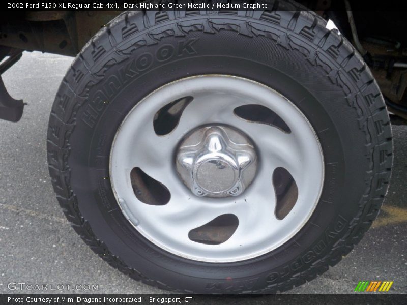 Dark Highland Green Metallic / Medium Graphite 2002 Ford F150 XL Regular Cab 4x4
