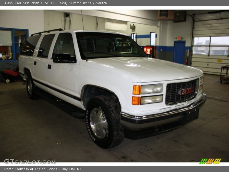 Summit White / Neutral 1999 GMC Suburban K1500 SLE 4x4