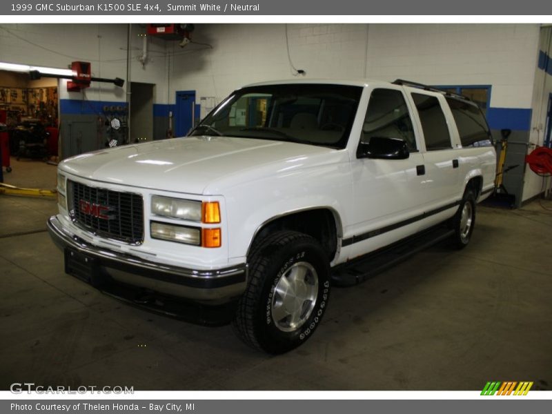 Summit White / Neutral 1999 GMC Suburban K1500 SLE 4x4
