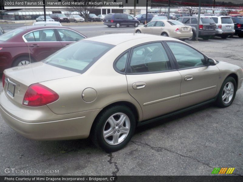 Harvest Gold Metallic / Medium Parchment 2001 Ford Taurus SEL