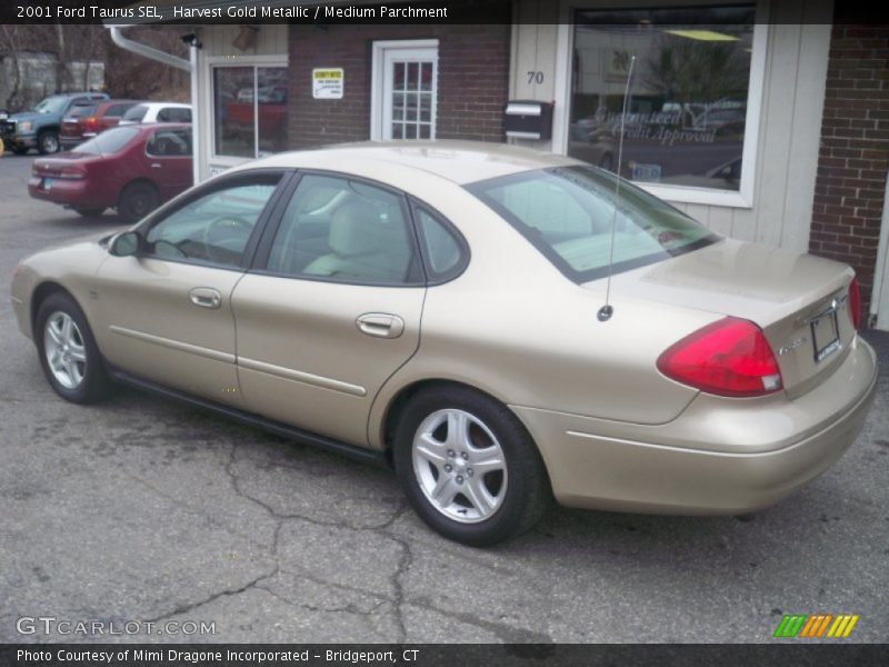 Harvest Gold Metallic / Medium Parchment 2001 Ford Taurus SEL
