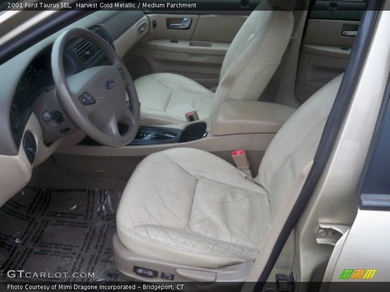 Harvest Gold Metallic / Medium Parchment 2001 Ford Taurus SEL