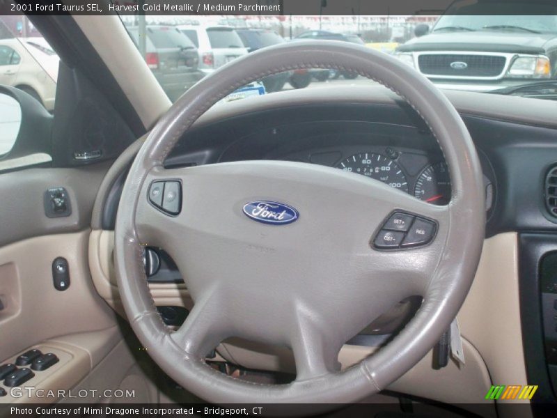 Harvest Gold Metallic / Medium Parchment 2001 Ford Taurus SEL