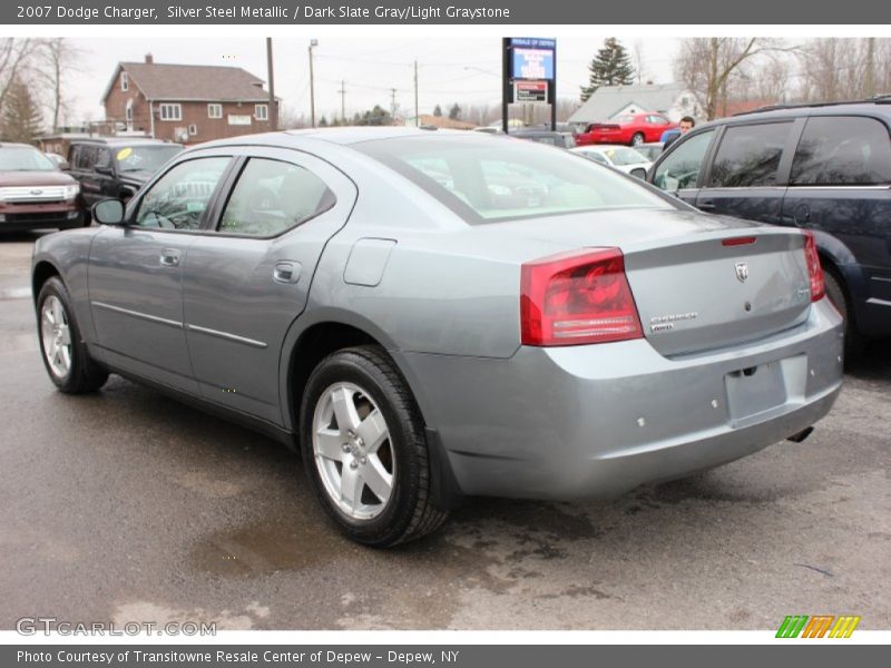 Silver Steel Metallic / Dark Slate Gray/Light Graystone 2007 Dodge Charger
