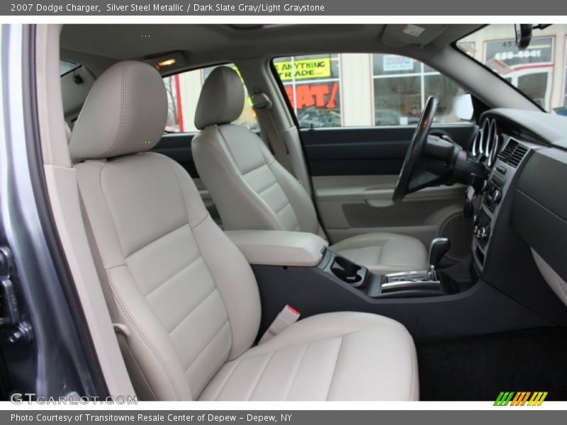 Silver Steel Metallic / Dark Slate Gray/Light Graystone 2007 Dodge Charger