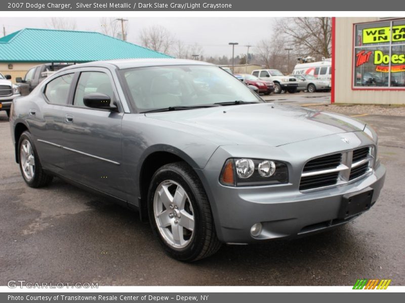 Silver Steel Metallic / Dark Slate Gray/Light Graystone 2007 Dodge Charger