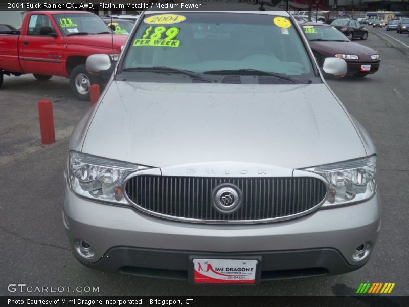 Platinum Metallic / Medium Pewter 2004 Buick Rainier CXL AWD
