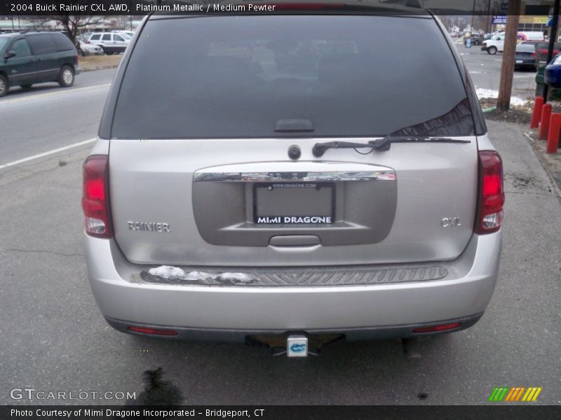 Platinum Metallic / Medium Pewter 2004 Buick Rainier CXL AWD