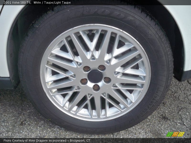 White / Taupe/Light Taupe 2001 Volvo S80 T6