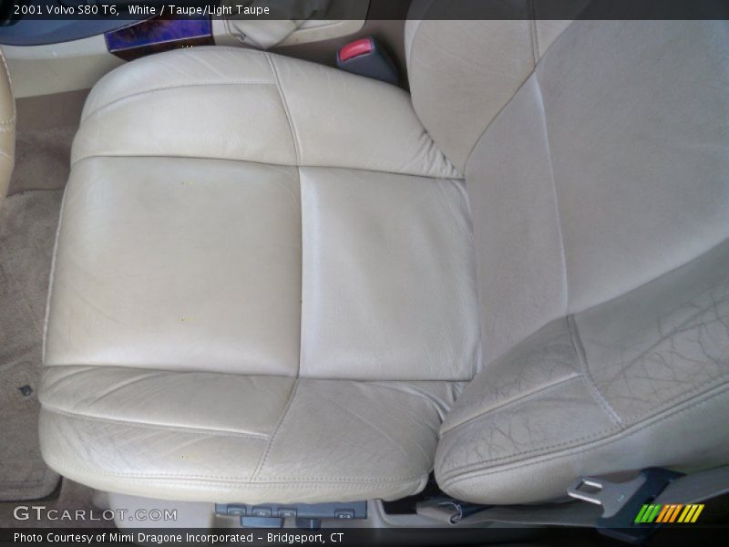 White / Taupe/Light Taupe 2001 Volvo S80 T6