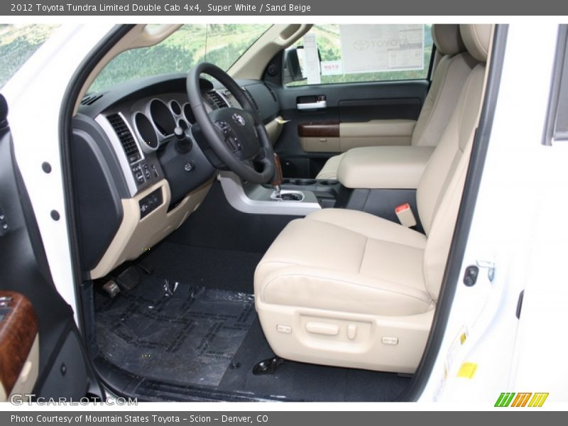  2012 Tundra Limited Double Cab 4x4 Sand Beige Interior