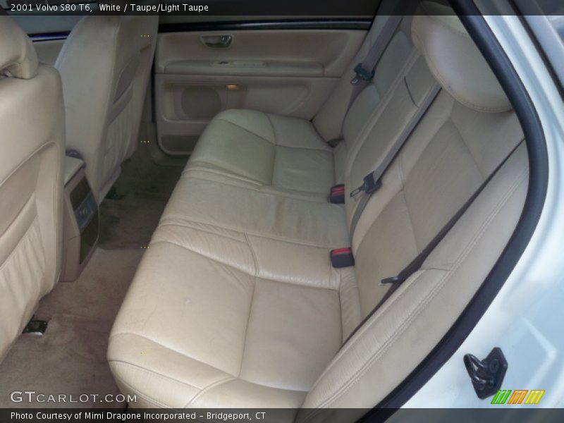 White / Taupe/Light Taupe 2001 Volvo S80 T6
