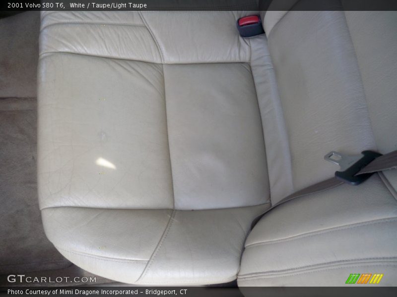 White / Taupe/Light Taupe 2001 Volvo S80 T6