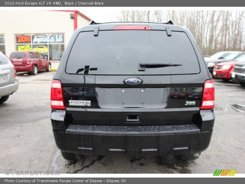 Black / Charcoal Black 2010 Ford Escape XLT V6 4WD