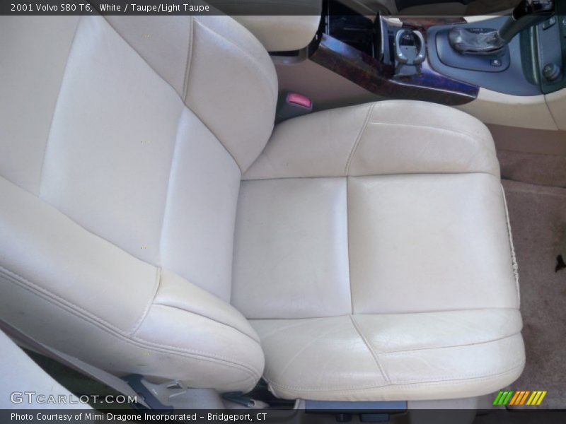 White / Taupe/Light Taupe 2001 Volvo S80 T6