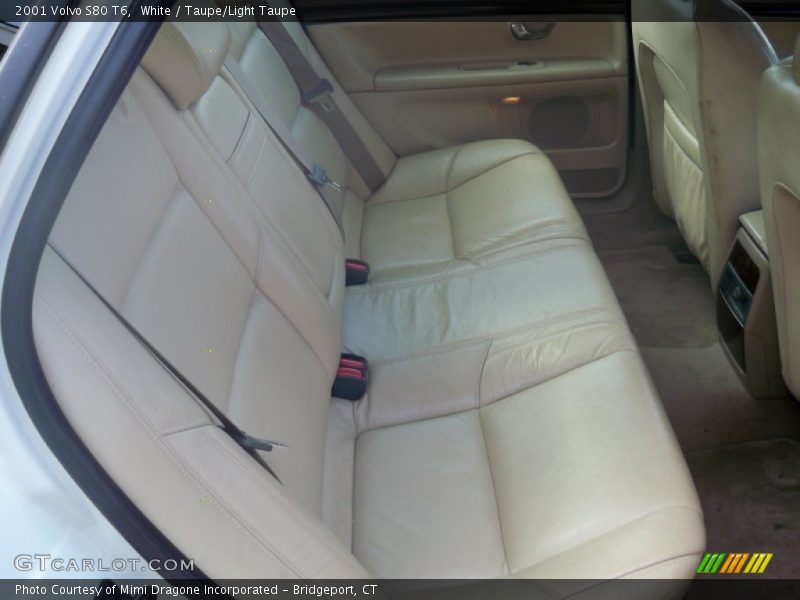 White / Taupe/Light Taupe 2001 Volvo S80 T6