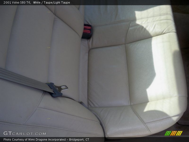 White / Taupe/Light Taupe 2001 Volvo S80 T6