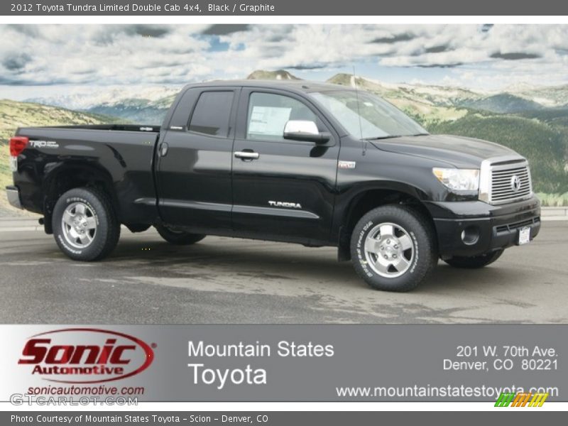 Black / Graphite 2012 Toyota Tundra Limited Double Cab 4x4