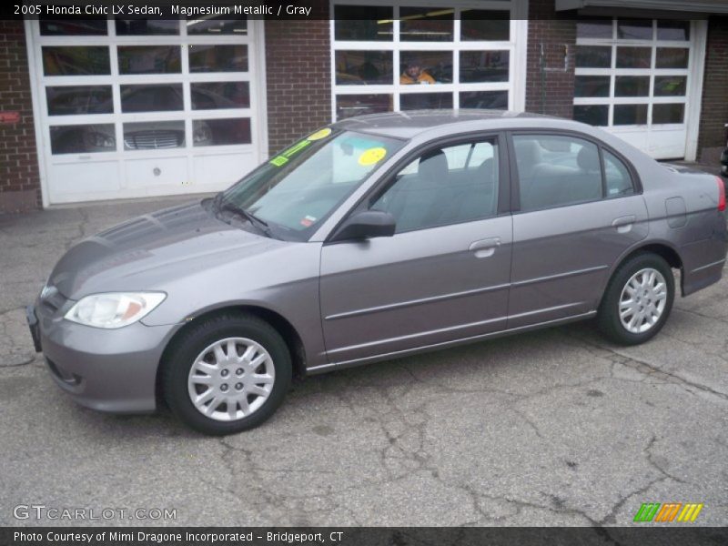 Magnesium Metallic / Gray 2005 Honda Civic LX Sedan