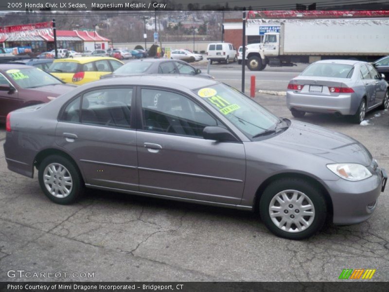 Magnesium Metallic / Gray 2005 Honda Civic LX Sedan