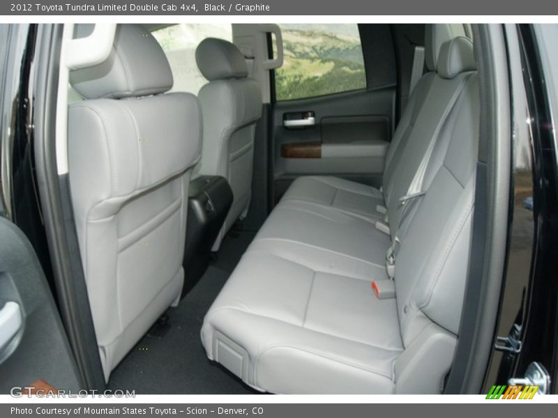 Rear Seat of 2012 Tundra Limited Double Cab 4x4