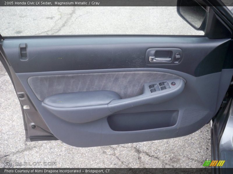 Magnesium Metallic / Gray 2005 Honda Civic LX Sedan