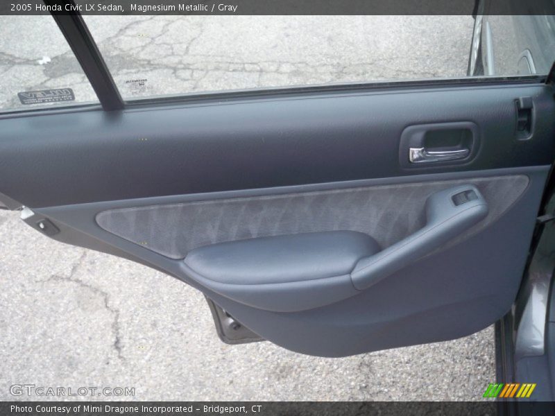 Magnesium Metallic / Gray 2005 Honda Civic LX Sedan
