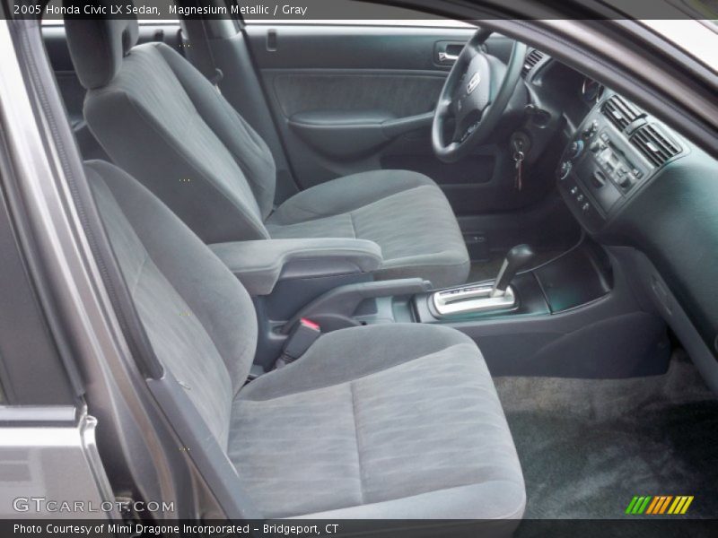 Magnesium Metallic / Gray 2005 Honda Civic LX Sedan