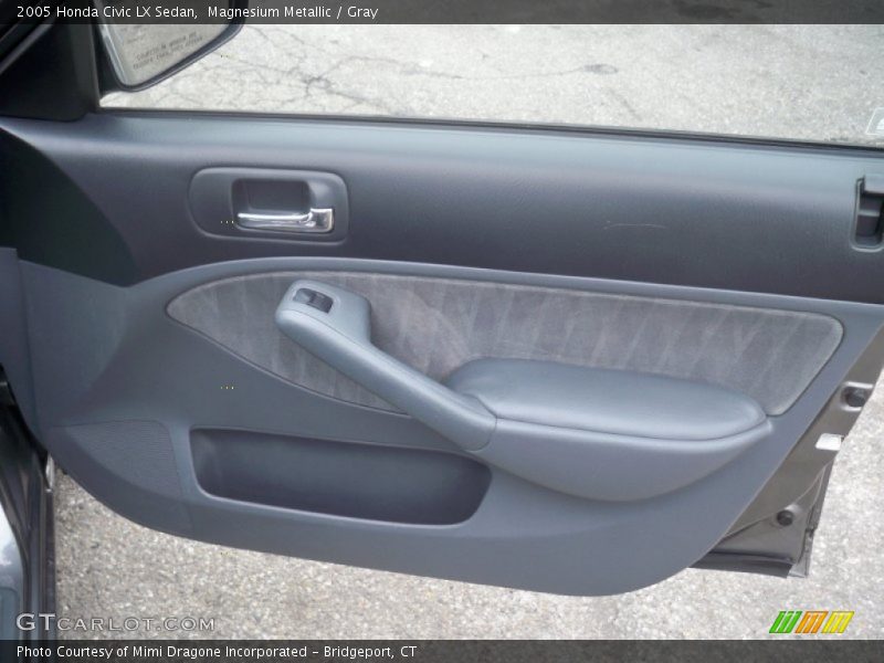 Magnesium Metallic / Gray 2005 Honda Civic LX Sedan