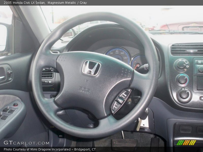 Magnesium Metallic / Gray 2005 Honda Civic LX Sedan