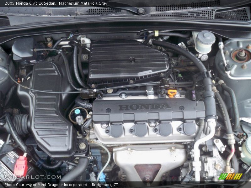 Magnesium Metallic / Gray 2005 Honda Civic LX Sedan