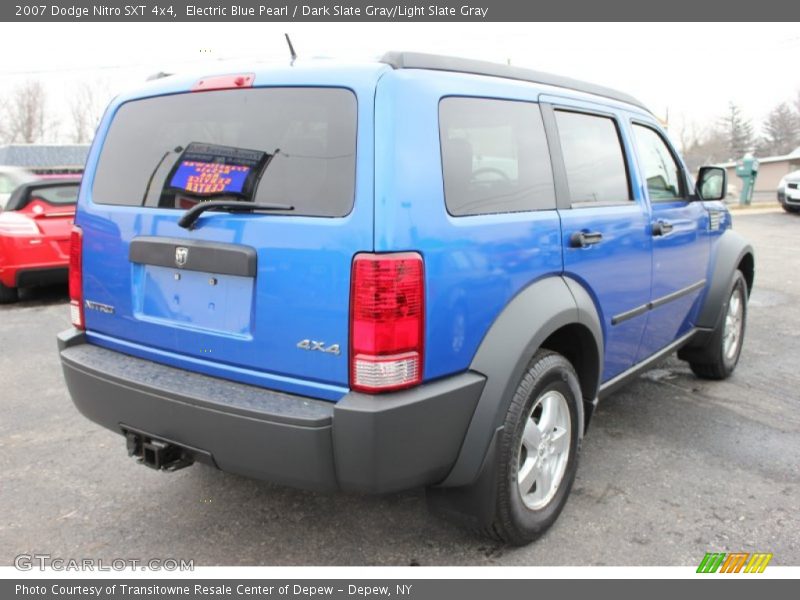 Electric Blue Pearl / Dark Slate Gray/Light Slate Gray 2007 Dodge Nitro SXT 4x4