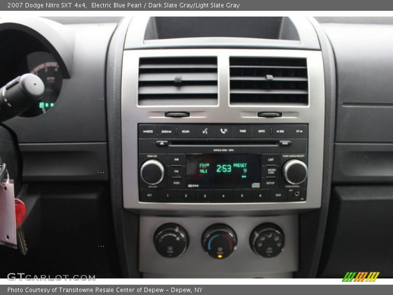 Electric Blue Pearl / Dark Slate Gray/Light Slate Gray 2007 Dodge Nitro SXT 4x4