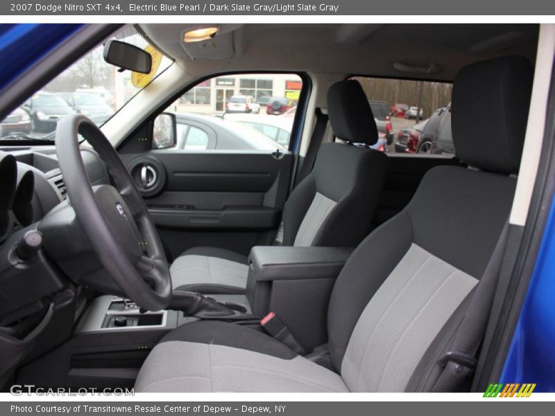 Electric Blue Pearl / Dark Slate Gray/Light Slate Gray 2007 Dodge Nitro SXT 4x4