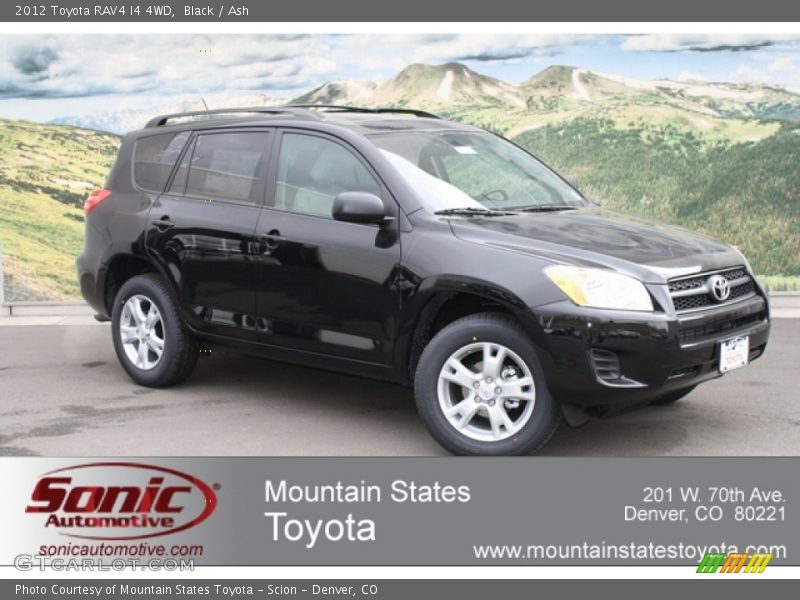 Black / Ash 2012 Toyota RAV4 I4 4WD