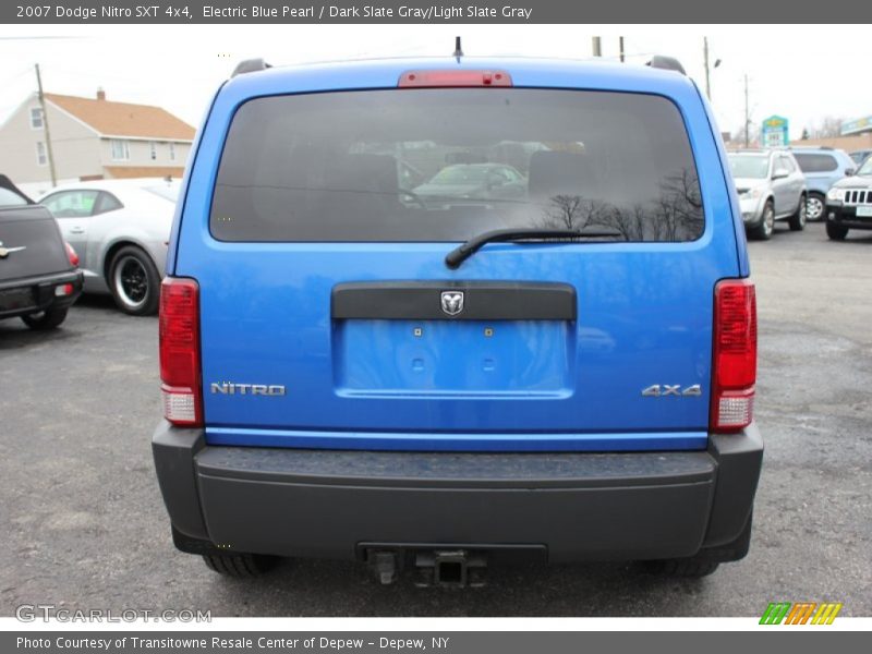 Electric Blue Pearl / Dark Slate Gray/Light Slate Gray 2007 Dodge Nitro SXT 4x4