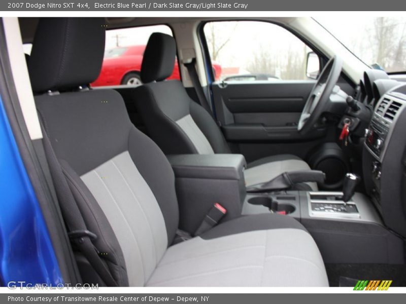 Electric Blue Pearl / Dark Slate Gray/Light Slate Gray 2007 Dodge Nitro SXT 4x4
